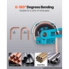 image:imageVEVOR Pipe Tube Bender 38 to 1 OD Manual Pipe Tube Bender with 7 Bending Dies 180 Copper Aluminum Pipes Bending Tools for HVAC Air Conditioning Refrigerator Auto RepairBlue