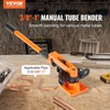 image:imageVEVOR Pipe Tube Bender 38 to 1 OD Manual Pipe Tube Bender with 7 Bending Dies 180 Copper Aluminum Pipes Bending Tools for HVAC Air Conditioning Refrigerator Auto RepairOrange
