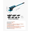 image:imageVEVOR Pipe Tube Bender 38 to 1 OD Manual Pipe Tube Bender with 7 Bending Dies 180 Copper Aluminum Pipes Bending Tools for HVAC Air Conditioning Refrigerator Auto RepairBlue