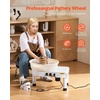 image:imageVEVOR Pottery Wheel for Adults 11in28cm Ceramic Wheel Forming Machine 06in Adjustable Lift Leg 350W Professional Pottery Kit with Foot Pedal Detachable Basin for Work Art Craft DIY WhiteWhite 14inch