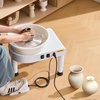 image:imageVEVOR Pottery Wheel for Adults 11in28cm Ceramic Wheel Forming Machine 06in Adjustable Lift Leg 350W Professional Pottery Kit with Foot Pedal Detachable Basin for Work Art Craft DIY WhiteWhite 11inch