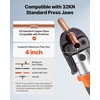 image:imageVEVOR Press Tool 18V Electric Crimping Tool for 12  2 Copper Pipes18V  Rotating Head