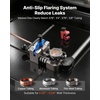 image:imageVEVOR Professional Brake Line Flaring Tool 45 Degree Double Flare Bubble Flare Tool Kit for 316 14 516 38 Copper Aluminum Thin Steel Tubes2 Dies