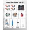 image:imageVEVOR Professional Brake Line Flaring Tool 45 Degree Double Flare Bubble Flare Tool Kit for 316 14 516 38 Copper Aluminum Thin Steel Tubes2 Dies