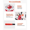 image:imageVEVOR Ratchet Pipe Threader Kit with 4 Dies 12 NPT 34 NPT 1 NPT 114 NPT Manual Ratcheting Pipe Threading Tool Portable Pipes Threader Set with Toolbox for Plumbing Installation amp Repair12  114
