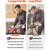 image:imageVEVOR Ratchet Pipe Threader Kit with 4 Dies 12 NPT 34 NPT 1 NPT 114 NPT Manual Ratcheting Pipe Threading Tool Portable Pipes Threader Set with Toolbox for Plumbing Installation amp Repair12  114
