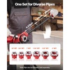 image:imageVEVOR Ratchet Pipe Threader Kit with 4 Dies 12 NPT 34 NPT 1 NPT 114 NPT Manual Ratcheting Pipe Threading Tool Portable Pipes Threader Set with Toolbox for Plumbing Installation amp Repair12  2