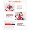 image:imageVEVOR Ratchet Pipe Threader Kit with 4 Dies 12 NPT 34 NPT 1 NPT 114 NPT Manual Ratcheting Pipe Threading Tool Portable Pipes Threader Set with Toolbox for Plumbing Installation amp Repair38  2