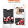 image:imageVEVOR Ratchet Pipe Threader Kit with 4 Dies 12 NPT 34 NPT 1 NPT 114 NPT Manual Ratcheting Pipe Threading Tool Portable Pipes Threader Set with Toolbox for Plumbing Installation amp Repair12  1