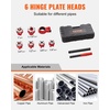 image:imageVEVOR Ratchet Pipe Threader Kit with 4 Dies 12 NPT 34 NPT 1 NPT 114 NPT Manual Ratcheting Pipe Threading Tool Portable Pipes Threader Set with Toolbox for Plumbing Installation amp Repair14  114