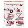 image:imageVEVOR Ratchet Pipe Threader Kit with 4 Dies 12 NPT 34 NPT 1 NPT 114 NPT Manual Ratcheting Pipe Threading Tool Portable Pipes Threader Set with Toolbox for Plumbing Installation amp Repair38  2