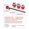 image:imageVEVOR Ratchet Pipe Threader Kit with 7 Dies 38 BSPT to 2 BSPT Manual Ratcheting Pipe Threading Tool Portable Pipes Threader Set with Toolbox for Plumbing Installation amp Repair12  1