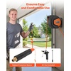 image:imageVEVOR Retractable Air Hose Reel 14 Inch x 50 FT Hybrid Air Hose Max 300PSI Enclosed AirCompressor Hoses Reel Auto Rewind with 66 ft Lead in amp Blow Gun 180 Swivel CeilingWall Mount14IN x 50FT