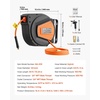 image:imageVEVOR Retractable Air Hose Reel 14 Inch x 50 FT Hybrid Air Hose Max 300PSI Enclosed AirCompressor Hoses Reel Auto Rewind with 66 ft Lead in amp Blow Gun 180 Swivel CeilingWall Mount14IN x 50FT