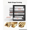 image:imageVEVOR Rolling Mill 376 mm Jewelry Rolling Mill Machine 1 2 Gear Ratio 3in1 MultiFunction Rolling Mill 017mm Press Thickness for Metal Jewelry Making Sheet Square Wire Semicircle Pattern44mm