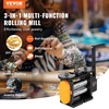 image:imageVEVOR Rolling Mill 376 mm Jewelry Rolling Mill Machine 1 2 Gear Ratio 3in1 MultiFunction Rolling Mill 017mm Press Thickness for Metal Jewelry Making Sheet Square Wire Semicircle Pattern57mm