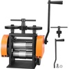 image:imageVEVOR Rolling Mill 376 mm Jewelry Rolling Mill Machine 1 2 Gear Ratio 3in1 MultiFunction Rolling Mill 017mm Press Thickness for Metal Jewelry Making Sheet Square Wire Semicircle Pattern45mm