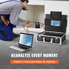 image:imageVEVOR Sewer Camera 100ft Drain Inspection Camera with 7 Screen IP68 Waterproof Snake Plumbing Camera with 12PCS Adjustable LEDs 16 GB SD Card for Sewer Line Duct Drain Pipe Plumbing165ft50m