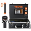 image:imageVEVOR Sewer Camera 100ft Drain Inspection Camera with 7 Screen IP68 Waterproof Snake Plumbing Camera with 12PCS Adjustable LEDs 16 GB SD Card for Sewer Line Duct Drain Pipe Plumbing100ft