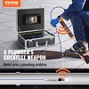 image:imageVEVOR Sewer Camera 100ft Drain Inspection Camera with 7 Screen IP68 Waterproof Snake Plumbing Camera with 12PCS Adjustable LEDs 16 GB SD Card for Sewer Line Duct Drain Pipe Plumbing131ft40m