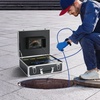 image:imageVEVOR Sewer Camera 100ft Drain Inspection Camera with 7 Screen IP68 Waterproof Snake Plumbing Camera with 12PCS Adjustable LEDs 16 GB SD Card for Sewer Line Duct Drain Pipe Plumbing100ft