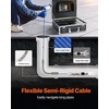 image:imageVEVOR Sewer Camera 100ft Drain Inspection Camera with 7 Screen IP68 Waterproof Snake Plumbing Camera with 12PCS Adjustable LEDs 16 GB SD Card for Sewer Line Duct Drain Pipe Plumbing100ft