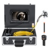 image:imageVEVOR Sewer Camera 100ft Drain Inspection Camera with 7 Screen IP68 Waterproof Snake Plumbing Camera with 12PCS Adjustable LEDs 16 GB SD Card for Sewer Line Duct Drain Pipe Plumbing165ft50m