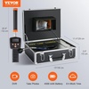 image:imageVEVOR Sewer Camera 100ft Drain Inspection Camera with 7 Screen IP68 Waterproof Snake Plumbing Camera with 12PCS Adjustable LEDs 16 GB SD Card for Sewer Line Duct Drain Pipe Plumbing100ft