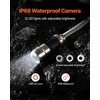 image:imageVEVOR Sewer Camera 100ft Drain Inspection Camera with 7 Screen IP68 Waterproof Snake Plumbing Camera with 12PCS Adjustable LEDs 16 GB SD Card for Sewer Line Duct Drain Pipe Plumbing100ft