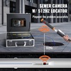 image:imageVEVOR Sewer Camera 100ft Drain Inspection Camera with 7 Screen IP68 Waterproof Snake Plumbing Camera with 12PCS Adjustable LEDs 16 GB SD Card for Sewer Line Duct Drain Pipe Plumbing100ft