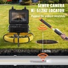 image:imageVEVOR Sewer Camera 165 ft50 m 9 Screen Pipeline Inspection Camera with DVR Function Waterproof IP68 Camera w12 Adjustable LEDs wa 16 GB SD Card for Sewer Line Home Duct Drain Pipe Plumbing165ft50m