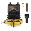 image:imageVEVOR Sewer Camera 165 ft50 m 9 Screen Pipeline Inspection Camera with DVR Function Waterproof IP68 Camera w12 Adjustable LEDs wa 16 GB SD Card for Sewer Line Home Duct Drain Pipe Plumbing165ft50m