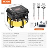 image:imageVEVOR Sewer Camera 165 ft50 m 9 Screen Pipeline Inspection Camera with DVR Function Waterproof IP68 Camera w12 Adjustable LEDs wa 16 GB SD Card for Sewer Line Home Duct Drain Pipe Plumbing98ft30m
