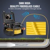 image:imageVEVOR Sewer Camera 165 ft50 m 9 Screen Pipeline Inspection Camera with DVR Function Waterproof IP68 Camera w12 Adjustable LEDs wa 16 GB SD Card for Sewer Line Home Duct Drain Pipe Plumbing230ft70m