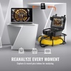 image:imageVEVOR Sewer Camera 165 ft50 m 9 Screen Pipeline Inspection Camera with DVR Function Waterproof IP68 Camera w12 Adjustable LEDs wa 16 GB SD Card for Sewer Line Home Duct Drain Pipe Plumbing300ft915m