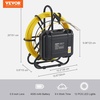 image:imageVEVOR Sewer Camera 165 ft50 m 9 Screen Pipeline Inspection Camera with DVR Function Waterproof IP68 Camera w12 Adjustable LEDs wa 16 GB SD Card for Sewer Line Home Duct Drain Pipe Plumbing230ft70m