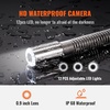 image:imageVEVOR Sewer Camera 165 ft50 m 9 Screen Pipeline Inspection Camera with DVR Function Waterproof IP68 Camera w12 Adjustable LEDs wa 16 GB SD Card for Sewer Line Home Duct Drain Pipe Plumbing165ft50m