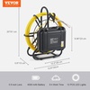 image:imageVEVOR Sewer Camera 165 ft50 m 9 Screen Pipeline Inspection Camera with DVR Function Waterproof IP68 Camera w12 Adjustable LEDs wa 16 GB SD Card for Sewer Line Home Duct Drain Pipe Plumbing165ft50m