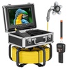 image:imageVEVOR Sewer Camera 165 ft50 m 9 Screen Pipeline Inspection Camera with DVR Function Waterproof IP68 Camera w12 Adjustable LEDs wa 16 GB SD Card for Sewer Line Home Duct Drain Pipe Plumbing98ft30m