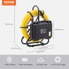 image:imageVEVOR Sewer Camera 165 ft50 m 9 Screen Pipeline Inspection Camera with DVR Function Waterproof IP68 Camera w12 Adjustable LEDs wa 16 GB SD Card for Sewer Line Home Duct Drain Pipe Plumbing300ft915m