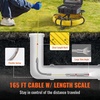 image:imageVEVOR Sewer Camera 165 ft50 m 9 Screen Pipeline Inspection Camera with DVR Function Waterproof IP68 Camera w12 Adjustable LEDs wa 16 GB SD Card for Sewer Line Home Duct Drain Pipe Plumbing165ft50m