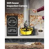 image:imageVEVOR Sewer Camera 66 ft20m 43 Drain Inspection Camera IP68 Waterproof Snake Plumbing Camera with Lights  6 Adjustable LEDs 4500mAh Battery amp 16GB Card for Sewer Line Duct Pipes98ft30m