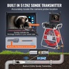 image:imageVEVOR Sewer Camera 98 ft30m SelfLeveling Drain Camera with 512Hz Transmitter Distance Counter 9 Screen 1080P HD Snake Plumbing Detector with Light12 LED amp 32GB Card for Duct Pipe328ft100m
