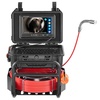 image:imageVEVOR Sewer Camera 98 ft30m SelfLeveling Drain Camera with 512Hz Transmitter Distance Counter 9 Screen 1080P HD Snake Plumbing Detector with Light12 LED amp 32GB Card for Duct Pipe98ft30m