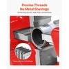 image:imageVEVOR Threading Machine Dies 1234 NPT Pipe Dies4 Packs RightHanded HSS Pipe Threading Dies Fit VEVOR SplitType Machines RIDGID Universal Die Heads 504A 711 713 811A 815A 816 817 842SplitType Threading
