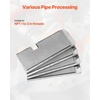 image:imageVEVOR Threading Machine Dies 1234 NPT Pipe Dies4 Packs RightHanded HSS Pipe Threading Dies Fit VEVOR SplitType Machines RIDGID Universal Die Heads 504A 711 713 811A 815A 816 817 842SplitType Threading