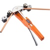 image:imageVEVOR Tubing Bender Kit 14 to 78 Inch Compact Ratcheting Tube Pipe Bender ForwardReverse Hand Bending Tool with 7 Aluminium Alloy Dies for Copper HVAC Air Conditioning Refrigeration RepairSilver