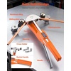 image:imageVEVOR Tubing Bender Kit 14 to 78 Inch Compact Ratcheting Tube Pipe Bender ForwardReverse Hand Bending Tool with 7 Aluminium Alloy Dies for Copper HVAC Air Conditioning Refrigeration RepairSilver