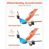 image:imageVEVOR Tubing Bender Kit 14 to 78 Inch Compact Ratcheting Tube Pipe Bender Ratchet Hand Bending Tool with 7 Aluminium Alloy Dies HVAC Tools for Copper Aluminum HVAC Refrigeration MaintenanceMulticolor