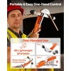 image:imageVEVOR Tubing Bender Kit 14 to 78 Inch Compact Ratcheting Tube Pipe Bender Ratchet Hand Bending Tool with 7 Aluminium Alloy Dies HVAC Tools for Copper Aluminum HVAC Refrigeration MaintenanceSilver
